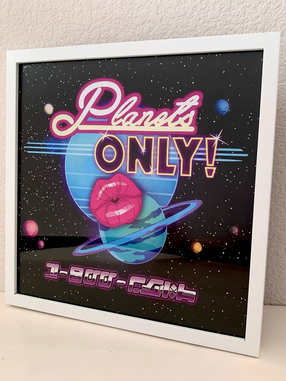 Rick and Morty print in frame